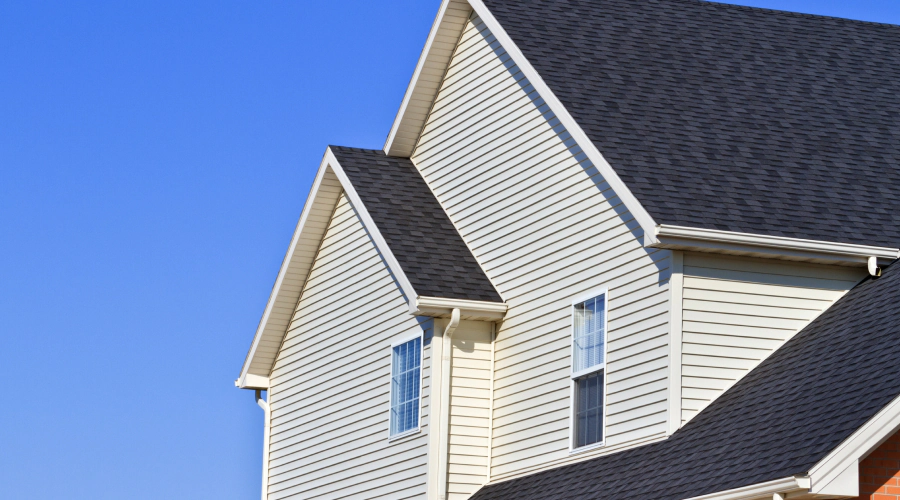 newly repaired siding